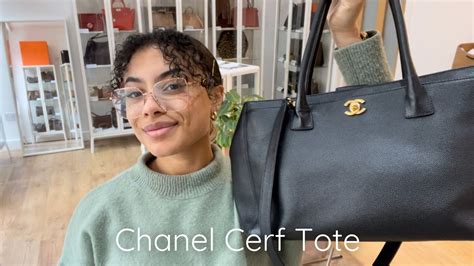 chanel cerf tote review|Chanel caviar cerf tote.